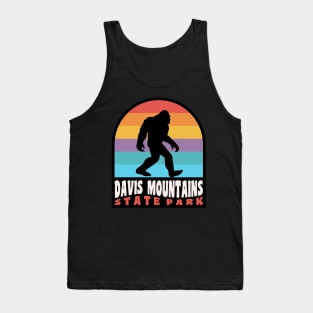 Davis Mountains State Park Bigfoot Sasquatch Texas Tank Top